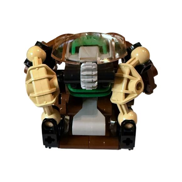 Vintage LEGO BIONICLE Pahrak Brown Green 8560 Set with Canister Complete Set - Picture 6 of 12